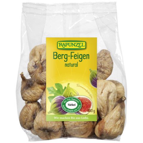 Bio Bergfeigen Natural getrocknet 500g - 6er Vorteilspack von Rapunzel Naturkost