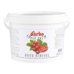 Darbo red currant strained fruit spread 5 kg bucket
