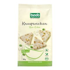 Bio Knusperecken Reis-Erbse 90g - 12er Vorteilspack von Byodo