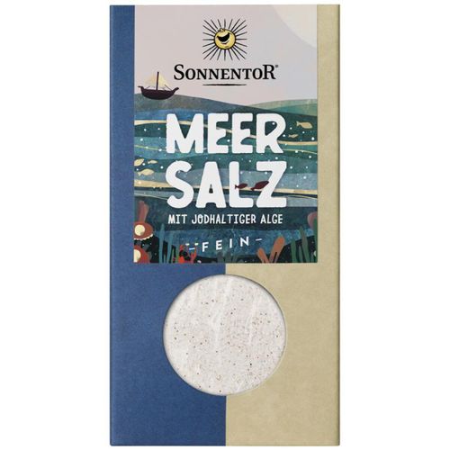 Organic sea salt with iodine-containing algae 150g - value pack of 6 from Sonnentor