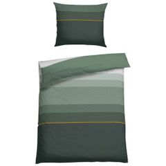 Edel Satin Bettwäsche ADRIAN PFAU Set bestehend aus: 1 x Decke 140 x 200 cm und 1 x Kissen 70 x 90 cm von FLORELLA