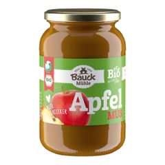 Bio Apfelmus gesüßt/Apfeldicksaft 360g - 12er Vorteilspack von Bauck Mühle