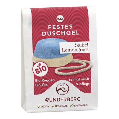 Bio Duschgel Salbei Lemongrass  80g von Wunderberg