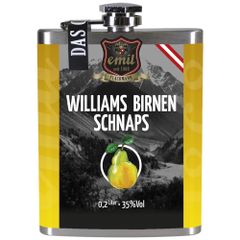 Williams Birnen Schnaps im Flachmann 200ml