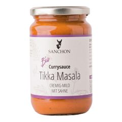 Bio Currysauce Tikka Masala 340g - 6er Vorteilspack von Sanchon