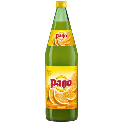 Pago orange nectar 1000ml reusable - value pack of 12 from Pago