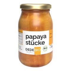 Bio Papayastücke 350g - 6er Vorteilspack von Dedebio Food
