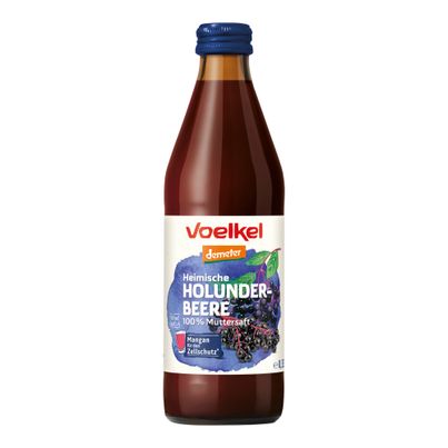 Bio Heimischer Holunder MW 330ml - 10er Vorteilspack von Voelkel