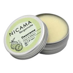 Bio Deocreme Bergamotte 45g - 6er Vorteilspack von Nicama