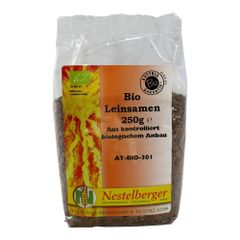 Bio Leinsamen ganz 250g - 10er Vorteilspack von Nestelberger