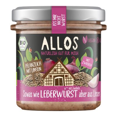 Bio Iss mit nicht Wurst Leberw.Zwi 135g - 6er Vorteilspack von Allos