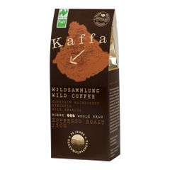 Bio Espresso ganze Bohne 250g - 10er Vorteilspack von Kaffa Wildkaffee