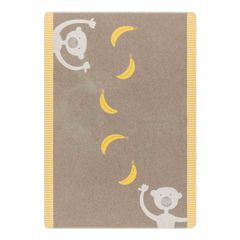 Kinderdecke Banana Breeze 100 x 140 cm - Rauch - GRS zertifiziert - von David Fussenegger