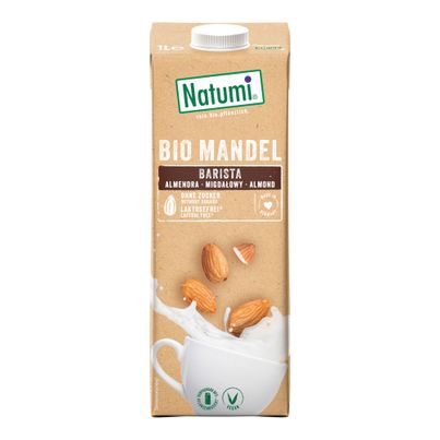 Bio Mandeldrink Barista 1000ml - 8er Vorteilspack von Natumi