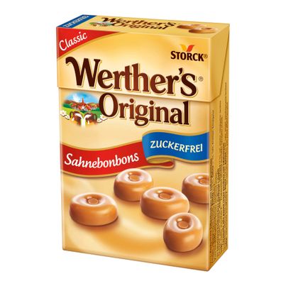 Storck Werthers Original Sahnebonbons Minis zuckerfrei 42g
