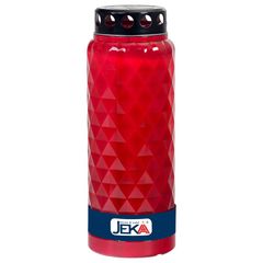 Premium Kerze Prisma rot 1Stück von Jeka