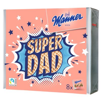 Manner Original Neapolitan Wafers 8 pieces gift pack Superdad 600g