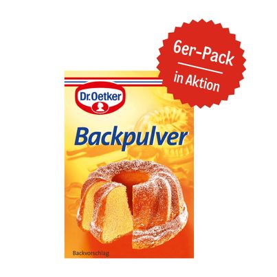 Dr. Oetker Backpulver 96g 6er-Pack