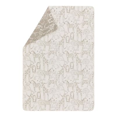 Children's Blanket Safari Color Off-White 100x140cm by David Fussenegger