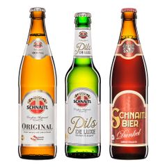 Bier Probierpaket - handgebraute Bierspezialitäten - untergäriges Märzen - karamellartiger Antrunk - lange Reifezeit  -  Saazer Edelhopfen von Brauerei Schnaitl