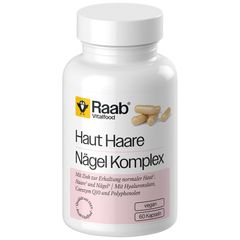 Bio Haut Haare Nägel Komplex 60ct - 4er Vorteilspack von Raab Vitalfood