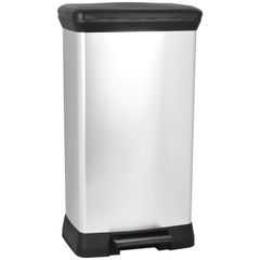 Treteimer Metallic silber 50l von Curver
