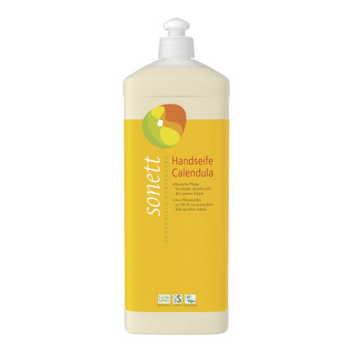 Bio Handseife CalendulaNachfüllung 1000ml - 6er Vorteilspack von sonett