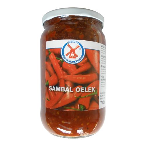 Sambal-Oelek seasoning sauce 750g from Wind Mill Oriental Foods