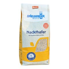 Bio Nackthafer 1000g - 6er Vorteilspack von Spielberger Mühle