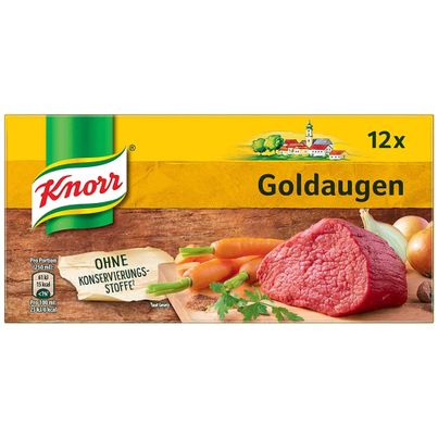 Knorr Goldaugen Rindsuppe Würfel 130g