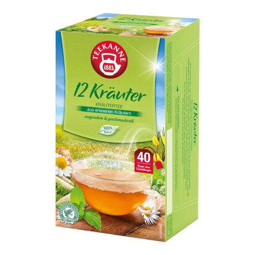 12 Kräuter Tee 40 Beutel von Teekanne