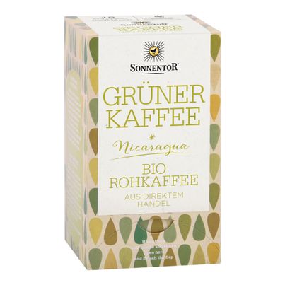 Bio Grüner Kaffee Rohkaffee a 3g 18Beutel - 6er Vorteilspack von Sonnentor