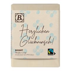 Bio Schoko Herzlichen Glückwunsch 70g - 10er Vorteilspack von Bioart