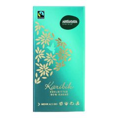 Bio Edelbitter Schokolade Karibik 100g - 10er Vorteilspack von Naturata