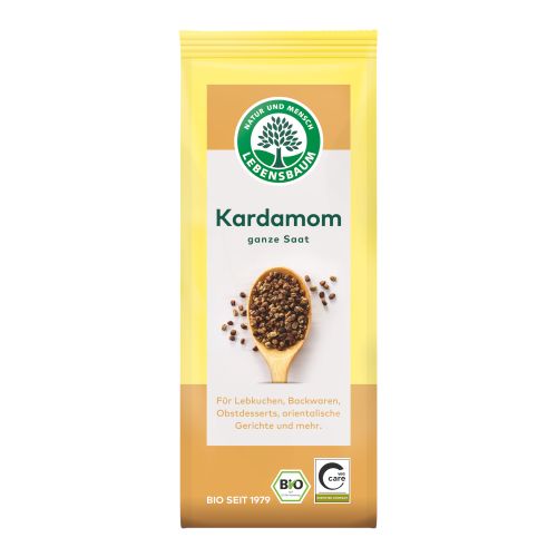 Cardamom whole peeled bag 50g - single spice from Lebensbaum