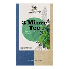 Bio 3-Minze-Tee a 1.2g 21.6g - 6er Vorteilspack von Sonnentor