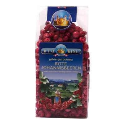 Bio Johannisbeeren rot getrocknet 45g - 8er Vorteilspack von Bio King