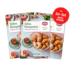 Dr. Oetker Schnelles Backen: Süßes Kleingebäck - 3 Stück