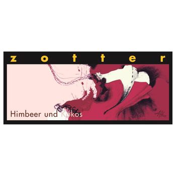 Bio Schokolade Himbeer Kokos 70g - 10er Vorteilspack von Zotter