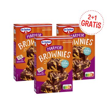 Dr. Oetker Marmor Brownies 2+1 Gratis