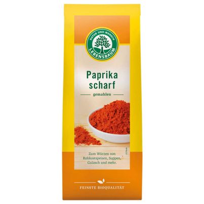 Bio Paprika scharf gemahlen 50g von LEBENSBAUM