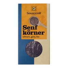 Organic mustard seeds black 80g - value pack of 6 from Sonnentor