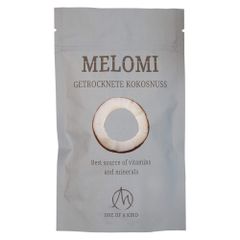 Getrocknete Kokosnüsse in Scheiben 70g - Trockenfrüchte von Melomi