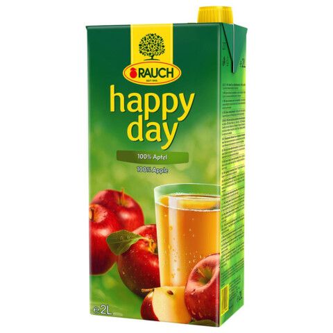 Happy Day apple juice 100 percent 2 liters from Happy Day