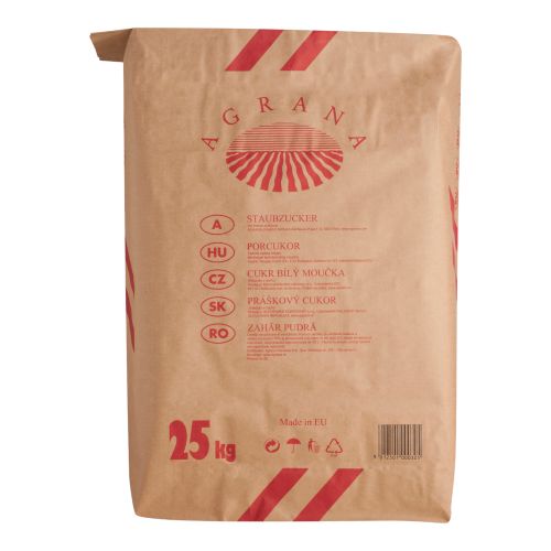 Powdered sugar bag 25000g from Agrana