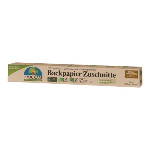 Bio Backpapier Zuschnitte 24 Stück 1Stück - 12er Vorteilspack von If You Care