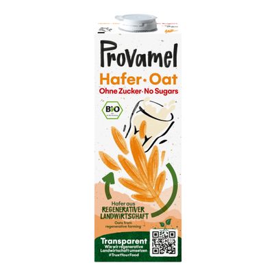 Bio Haferdrink ohne Zucker 1000ml - 8er Vorteilspack von Provamel