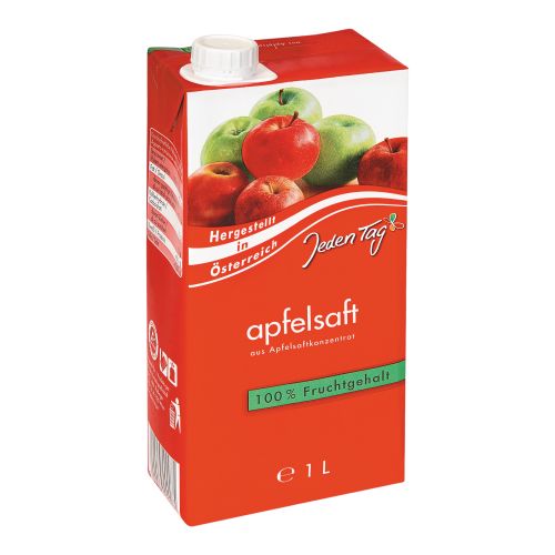 Apple juice 100% 1000ml from Jeden Tag