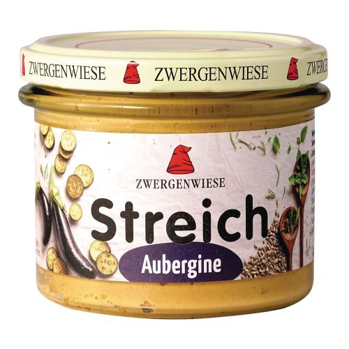 Organic eggplant spread 180g - value pack of 6 from Zwergenwiese