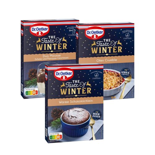 Dr. Oetker Aktions-Set Weihnachtsdessert 3er